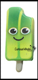 CLEARANCE - SALE - Squishy Slow Rise Popsicle with Face -  Scented Sensory, Stress, Fidget Toy