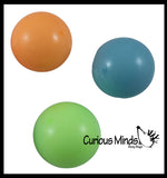 Small Glow in the Dark Doh Filled 1.5" Stress Ball - Ceiling Sticky Glob Balls - Squishy Gooey Shape-able Squish Sensory Squeeze Balls