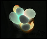 Small Glow in the Dark Doh Filled 1.5" Stress Ball - Ceiling Sticky Glob Balls - Squishy Gooey Shape-able Squish Sensory Squeeze Balls