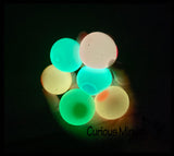 Small Glow in the Dark Doh Filled 1.5" Stress Ball - Ceiling Sticky Glob Balls - Squishy Gooey Shape-able Squish Sensory Squeeze Balls