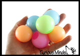 Small Glow in the Dark Doh Filled 1.5" Stress Ball - Ceiling Sticky Glob Balls - Squishy Gooey Shape-able Squish Sensory Squeeze Balls