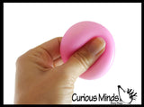 Small Glow in the Dark Doh Filled 1.5" Stress Ball - Ceiling Sticky Glob Balls - Squishy Gooey Shape-able Squish Sensory Squeeze Balls