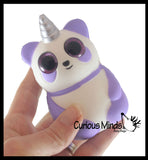 BULK - WHOLESALE - SALE -  Small Mystical Animal with Horn and Wings Slow Rise Squishies Slow Rise Foam - Scented Sensory, Stress, Fidget Toy - Penguin, Unicorn, Corgi Dog, Sloth, Koala, Panda