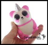 BULK - WHOLESALE - SALE -  Small Mystical Animal with Horn and Wings Slow Rise Squishies Slow Rise Foam - Scented Sensory, Stress, Fidget Toy - Penguin, Unicorn, Corgi Dog, Sloth, Koala, Panda