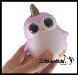 BULK - WHOLESALE - SALE -  Small Mystical Animal with Horn and Wings Slow Rise Squishies Slow Rise Foam - Scented Sensory, Stress, Fidget Toy - Penguin, Unicorn, Corgi Dog, Sloth, Koala, Panda