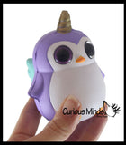 BULK - WHOLESALE - SALE -  Small Mystical Animal with Horn and Wings Slow Rise Squishies Slow Rise Foam - Scented Sensory, Stress, Fidget Toy - Penguin, Unicorn, Corgi Dog, Sloth, Koala, Panda