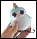 BULK - WHOLESALE - SALE -  Small Mystical Animal with Horn and Wings Slow Rise Squishies Slow Rise Foam - Scented Sensory, Stress, Fidget Toy - Penguin, Unicorn, Corgi Dog, Sloth, Koala, Panda