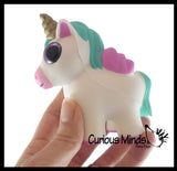 BULK - WHOLESALE - SALE -  Small Mystical Animal with Horn and Wings Slow Rise Squishies Slow Rise Foam - Scented Sensory, Stress, Fidget Toy - Penguin, Unicorn, Corgi Dog, Sloth, Koala, Panda