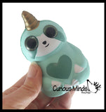 BULK - WHOLESALE - SALE -  Small Mystical Animal with Horn and Wings Slow Rise Squishies Slow Rise Foam - Scented Sensory, Stress, Fidget Toy - Penguin, Unicorn, Corgi Dog, Sloth, Koala, Panda