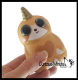 BULK - WHOLESALE - SALE -  Small Mystical Animal with Horn and Wings Slow Rise Squishies Slow Rise Foam - Scented Sensory, Stress, Fidget Toy - Penguin, Unicorn, Corgi Dog, Sloth, Koala, Panda