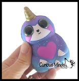BULK - WHOLESALE - SALE -  Small Mystical Animal with Horn and Wings Slow Rise Squishies Slow Rise Foam - Scented Sensory, Stress, Fidget Toy - Penguin, Unicorn, Corgi Dog, Sloth, Koala, Panda