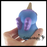 BULK - WHOLESALE - SALE -  Small Mystical Animal with Horn and Wings Slow Rise Squishies Slow Rise Foam - Scented Sensory, Stress, Fidget Toy - Penguin, Unicorn, Corgi Dog, Sloth, Koala, Panda
