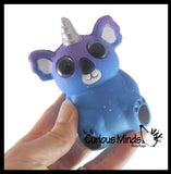BULK - WHOLESALE - SALE -  Small Mystical Animal with Horn and Wings Slow Rise Squishies Slow Rise Foam - Scented Sensory, Stress, Fidget Toy - Penguin, Unicorn, Corgi Dog, Sloth, Koala, Panda