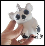 BULK - WHOLESALE - SALE -  Small Mystical Animal with Horn and Wings Slow Rise Squishies Slow Rise Foam - Scented Sensory, Stress, Fidget Toy - Penguin, Unicorn, Corgi Dog, Sloth, Koala, Panda