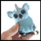 BULK - WHOLESALE - SALE -  Small Mystical Animal with Horn and Wings Slow Rise Squishies Slow Rise Foam - Scented Sensory, Stress, Fidget Toy - Penguin, Unicorn, Corgi Dog, Sloth, Koala, Panda