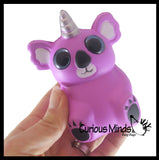 BULK - WHOLESALE - SALE -  Small Mystical Animal with Horn and Wings Slow Rise Squishies Slow Rise Foam - Scented Sensory, Stress, Fidget Toy - Penguin, Unicorn, Corgi Dog, Sloth, Koala, Panda