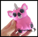 BULK - WHOLESALE - SALE -  Small Mystical Animal with Horn and Wings Slow Rise Squishies Slow Rise Foam - Scented Sensory, Stress, Fidget Toy - Penguin, Unicorn, Corgi Dog, Sloth, Koala, Panda