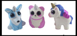 BULK - WHOLESALE - SALE -  Small Mystical Animal with Horn and Wings Slow Rise Squishies Slow Rise Foam - Scented Sensory, Stress, Fidget Toy - Penguin, Unicorn, Corgi Dog, Sloth, Koala, Panda