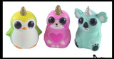 BULK - WHOLESALE - SALE -  Small Mystical Animal with Horn and Wings Slow Rise Squishies Slow Rise Foam - Scented Sensory, Stress, Fidget Toy - Penguin, Unicorn, Corgi Dog, Sloth, Koala, Panda