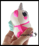 BULK - WHOLESALE - SALE -  Small Mystical Animal with Horn and Wings Slow Rise Squishies Slow Rise Foam - Scented Sensory, Stress, Fidget Toy - Penguin, Unicorn, Corgi Dog, Sloth, Koala, Panda