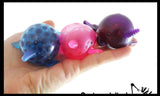 Colored Narwhal Water Bead Filled Squeeze Stress Ball  -  Sensory, Stress, Fidget Toy