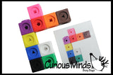 Jumbo Snap Block Patterns Busy Bag - Fine Motor and Pattern Matching Children's Toy