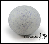 NeeDoh Snow Ball Soft Doh Filled Crunchy Stretch Ball - Sounds Like Walking in Snow -  Relaxing Sensory Fidget Stress Toy Snowball