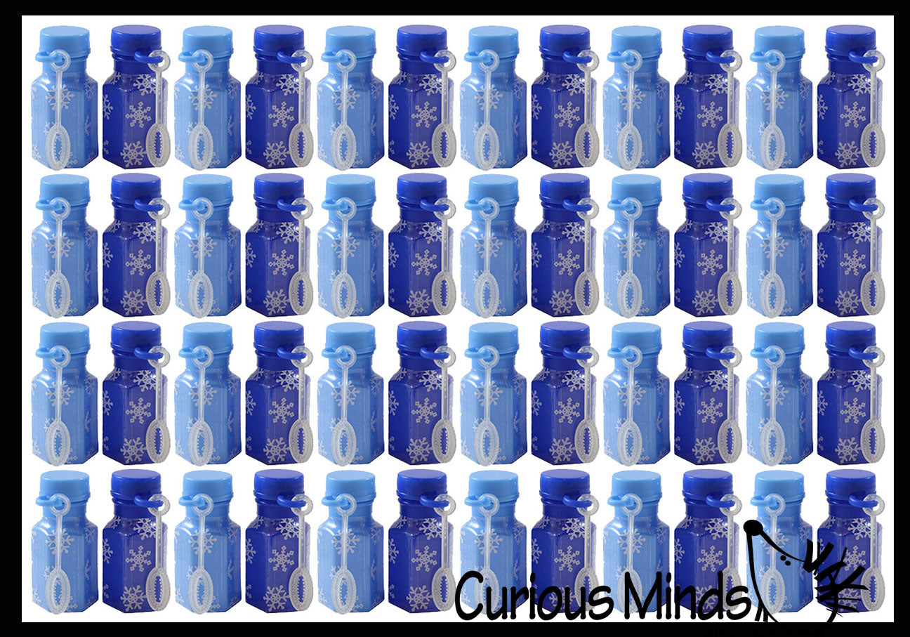 TINY Snowflake Winter Bubbles - Party Favors