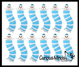 Wiggle Snowman Fidget  Wiggle Articulated Jointed Moving Toy - Unique