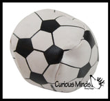 LAST CHANCE - LIMITED STOCK  - SALE - Plush 4" Soccer Ball Style Kick Balls