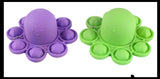 LAST CHANCE - LIMITED STOCK  - SALE - Octopus Bubble Pop Flip Fidget Toy - Silicone Push Poke Bubble Wrap Fidget Toy - Press Bubbles to Pop the Bubbles Down Then Flip it over and Do it Again - Bubble Popper Sensory Stress Toy