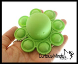 LAST CHANCE - LIMITED STOCK  - SALE - Octopus Bubble Pop Flip Fidget Toy - Silicone Push Poke Bubble Wrap Fidget Toy - Press Bubbles to Pop the Bubbles Down Then Flip it over and Do it Again - Bubble Popper Sensory Stress Toy