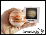 Universe Solar System Match with Cards Stress Ball Toy Set - Educational Learning Toy - Outer Space Planets