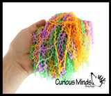 LAST CHANCE - LIMITED STOCK - Zig Zag Spaghetti Sensory Ball - Fidget Toy - Ramen Noodle