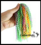 LAST CHANCE - LIMITED STOCK - Zig Zag Spaghetti Sensory Ball - Fidget Toy - Ramen Noodle