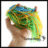 LAST CHANCE - LIMITED STOCK - Zig Zag Spaghetti Sensory Ball - Fidget Toy - Ramen Noodle
