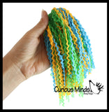 LAST CHANCE - LIMITED STOCK - Zig Zag Spaghetti Sensory Ball - Fidget Toy - Ramen Noodle