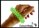 LAST CHANCE - LIMITED STOCK - SALE  - Soft Spiky Bracelets - Thick Flexible Textured Bracelet - Jewelry - Fun Fidget