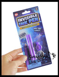 LAST CHANCE - LIMITED STOCK -  Secret Message Spy Markers with Flash Light - Hidden Message Pen - Invisible Ink and UV Light