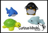 CLEARANCE - SALE - Mini Cute Sea Animal Squishy Slow Rise -  Sensory, Stress, Fidget Toy