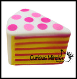 CLEARANCE - SALE - Squishy Slow Rise Cake -  Large Sensory, Stress, Fidget Toy Slo Rising
