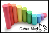 LAST CHANCE - LIMITED STOCK - SALE  - LAST CHANCE - LIMITED STOCK - Wooden Stair Block - 10 Colorful Wooden Blocks and Cards