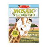 Mosaic Sticker Book - Sticker by Number Activity Book - Relaxing Craft Travel