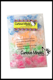 Sticky Hands - Mini Glitter for Party Favors, Goodie Bags, Treasure Chests or Halloween Prizes
