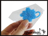 Sticky Snowflakes - Snow Flake on String - Cold Frozen Sticky Hand - Cute Holiday Winter Party Favor Decoration Gifts