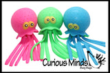 Octopus Jellyfish Bath and Pool Toy Water Bomb Soaker - Stress Ball - Wiggly Jiggly Squishy Fidget Ball