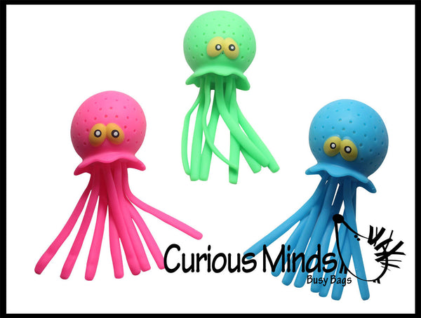 Octopus Jellyfish Bath and Pool Toy Water Bomb Soaker - Stress Ball 