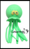 Octopus Jellyfish Bath and Pool Toy Water Bomb Soaker - Stress Ball - Wiggly Jiggly Squishy Fidget Ball