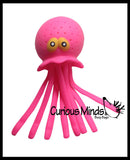 Octopus Jellyfish Bath and Pool Toy Water Bomb Soaker - Stress Ball - Wiggly Jiggly Squishy Fidget Ball