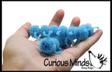 Stretchy Caterpillar Animal Puffer Stretchy Noodle Toys - Fun Long Stretch Toys - Soft & Flexible - Fidget Sensory Toy - Stretchy Noodle String